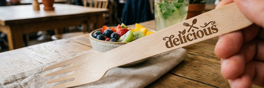 Custom Wooden Fork Wholesale in New Brunswick: Brand Every Takeout, Every Table