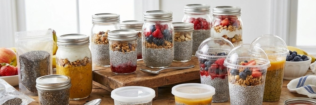 Chia Pudding Containers: How to Choose the Right Size and Type