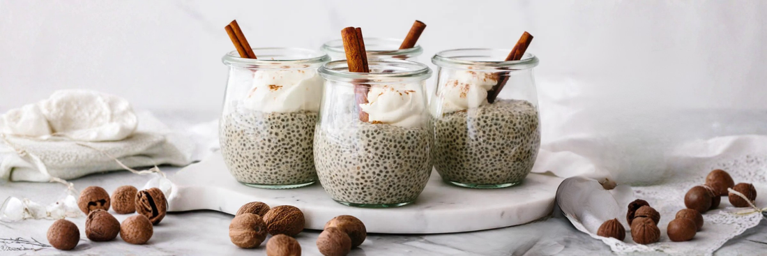 Eggnog Chia Pudding for the Holidays: How to Make and Store It