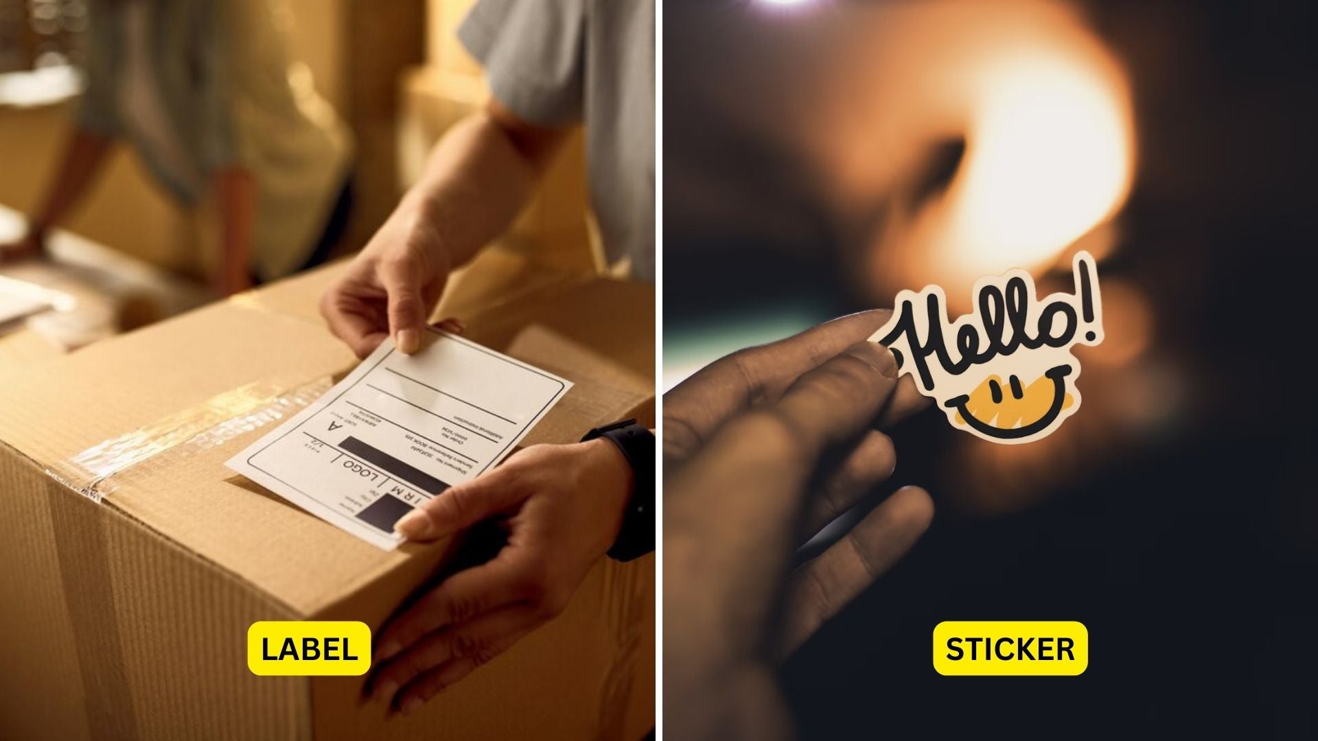 Sticker Tag Label Difference Explore the Differences Between the Label and Stickers – KimEcopak