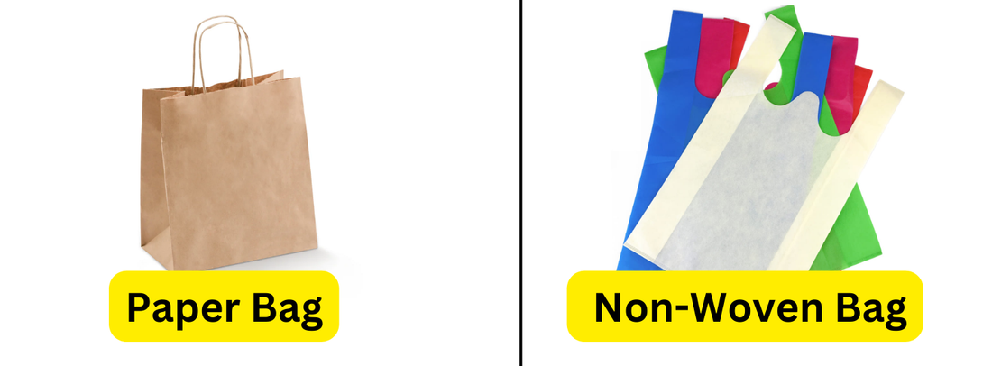 Paper Bag vs. Non-Woven Bag: Which Eco-Friendly Option is Best for Your Business?