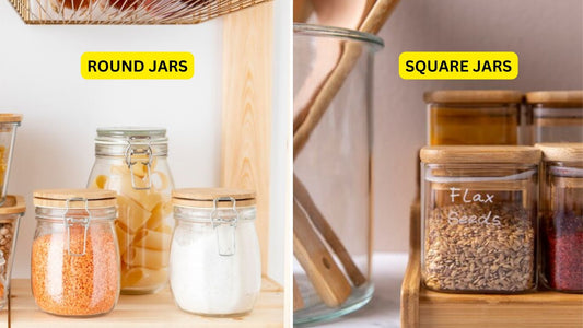 Round Vs Square Glass Jars: Which Is the Best for Your Needs?
