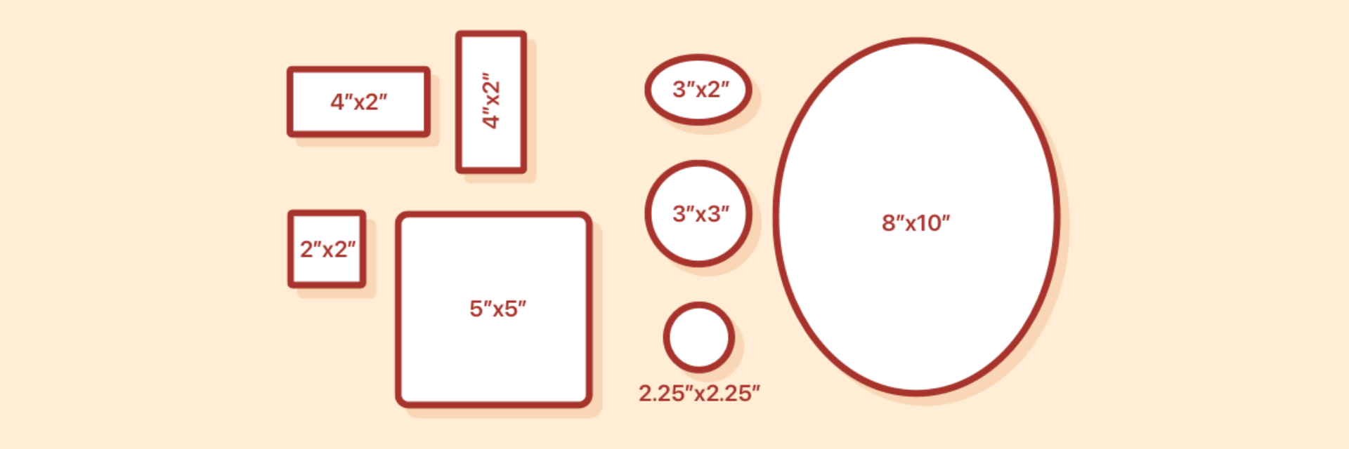 Sticker Size Chart: Guide to Standard Sticker Sizes by Shape and Use ...