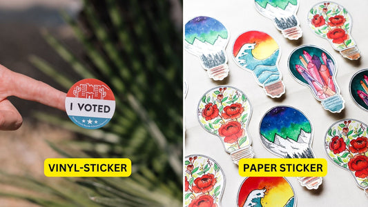 Vinyl Stickers vs Paper Stickers: Which Should You Choose?