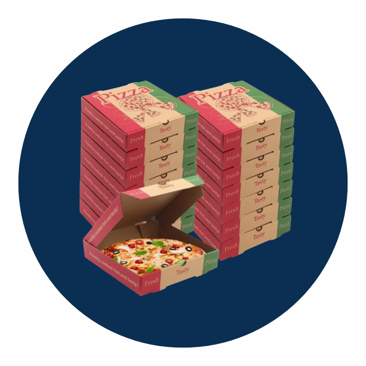 banner CUSTOM PIZZA BOXES