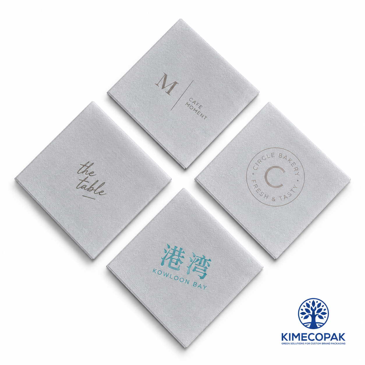 Buy Silver Napkins in Bulk | Premium Disposable Paper Napkins for Weddings & Restaurants