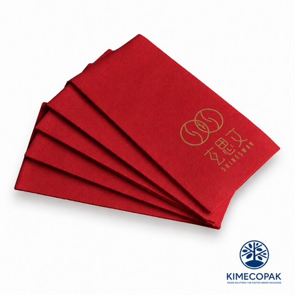 Bulk Red Napkins – Durable Disposable Paper Napkins with Custom Logo