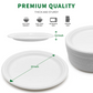 Eco-Friendly Disposable Round Plates Full Size (7/9/10 inches) Wholesale