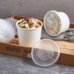 Clear Lids for Paper Soup Containers 115MM | Compatible with 12 Oz / 16Oz / 24Oz / 32 Oz | 500 LIDS/CASE