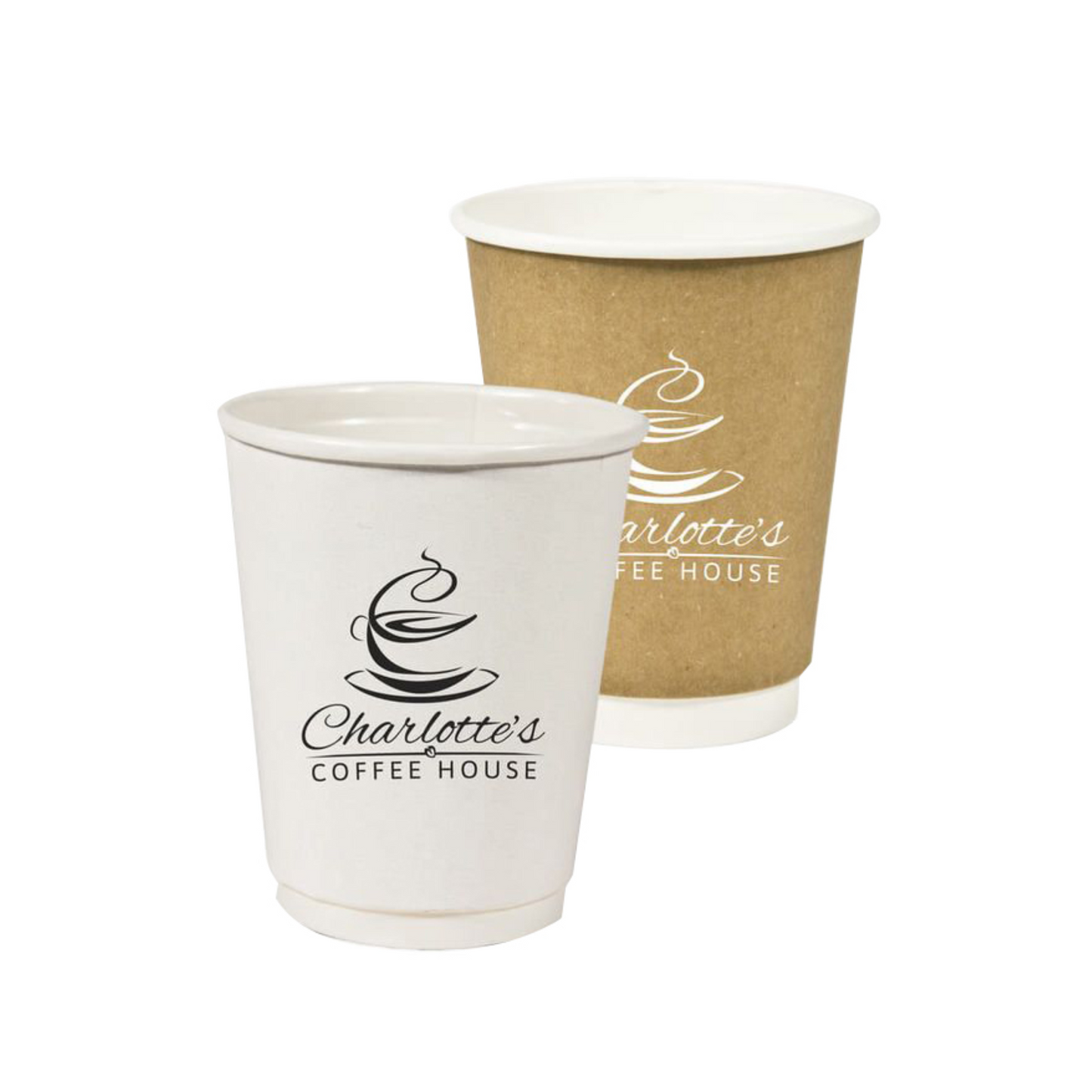 12 Oz PLA Coating Double Wall Paper Coffee Cup