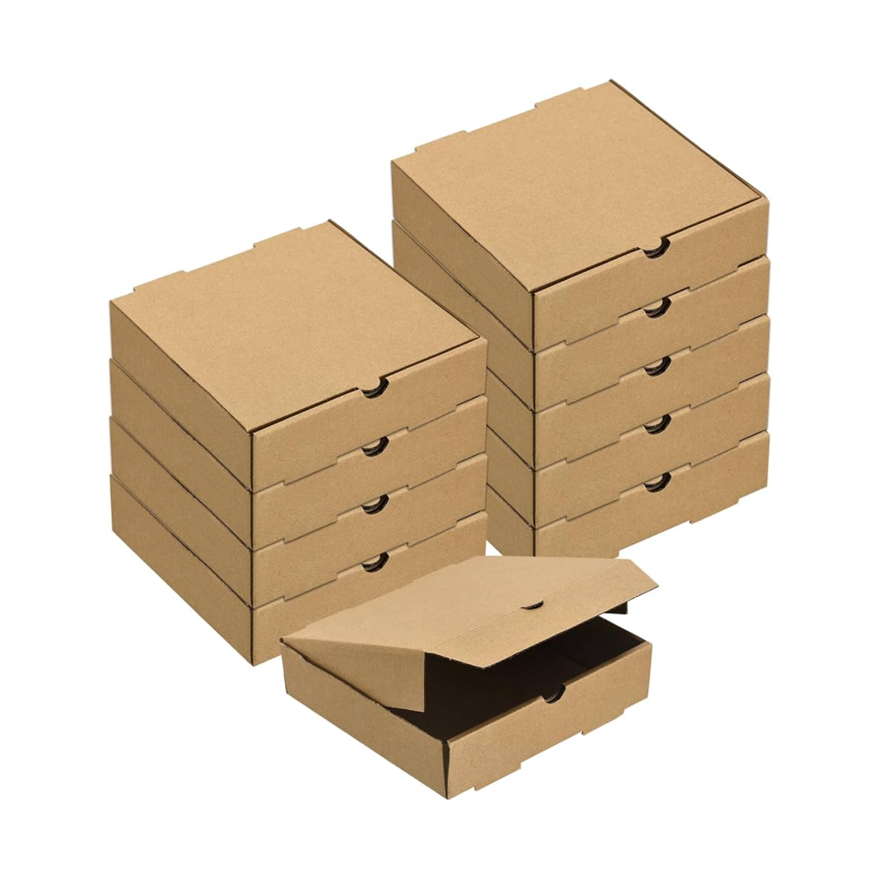 12 x 12 Inch Corrugated Cardboard Pizza Boxes
