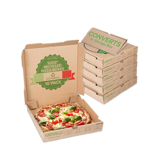 12 x 12 Inch Kraft Pizza Boxes