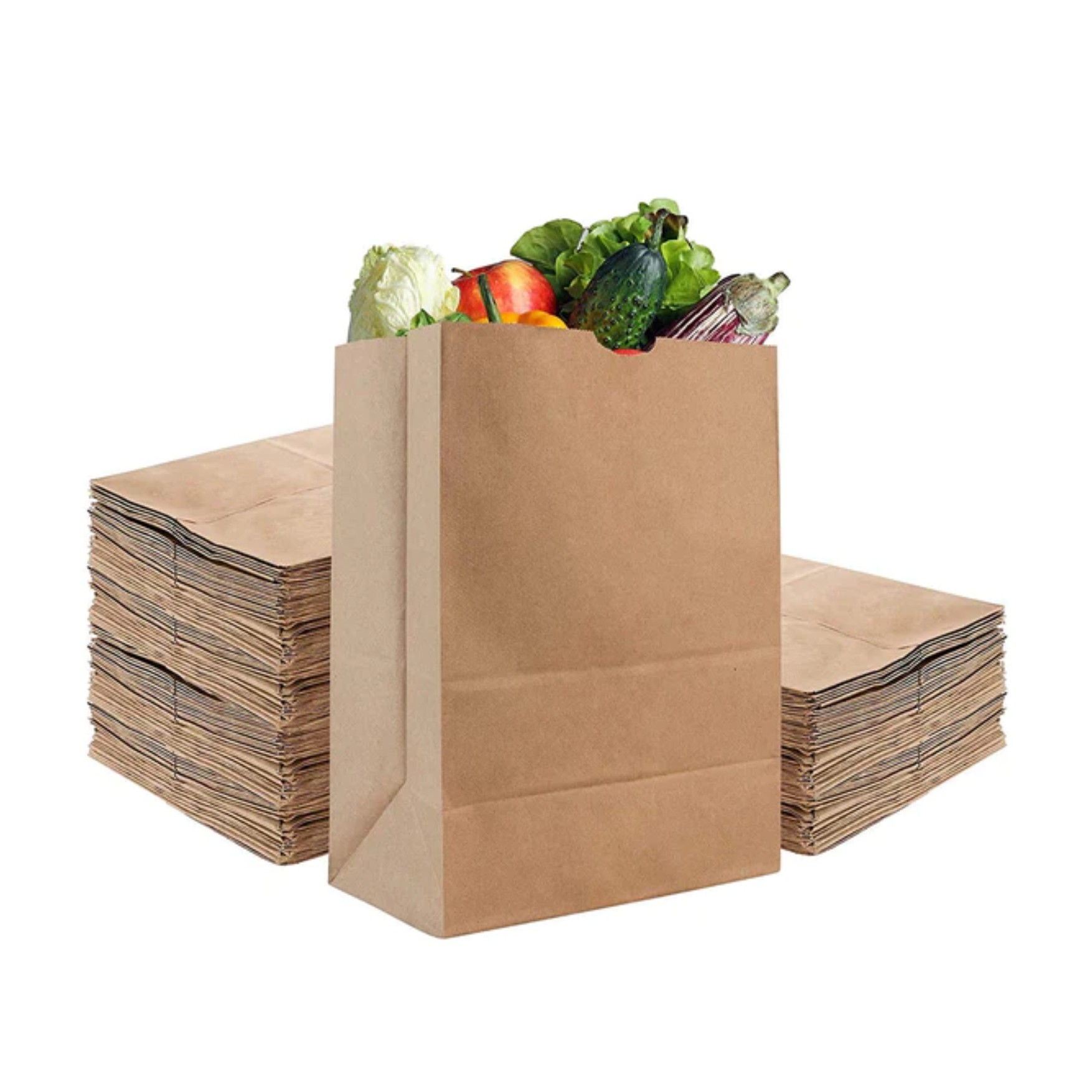 12 x 7 x 17  Paper Take out Bags NO handle