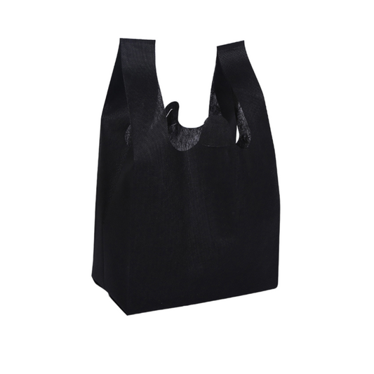12" x 7" x 22" Black Non Woven Bags