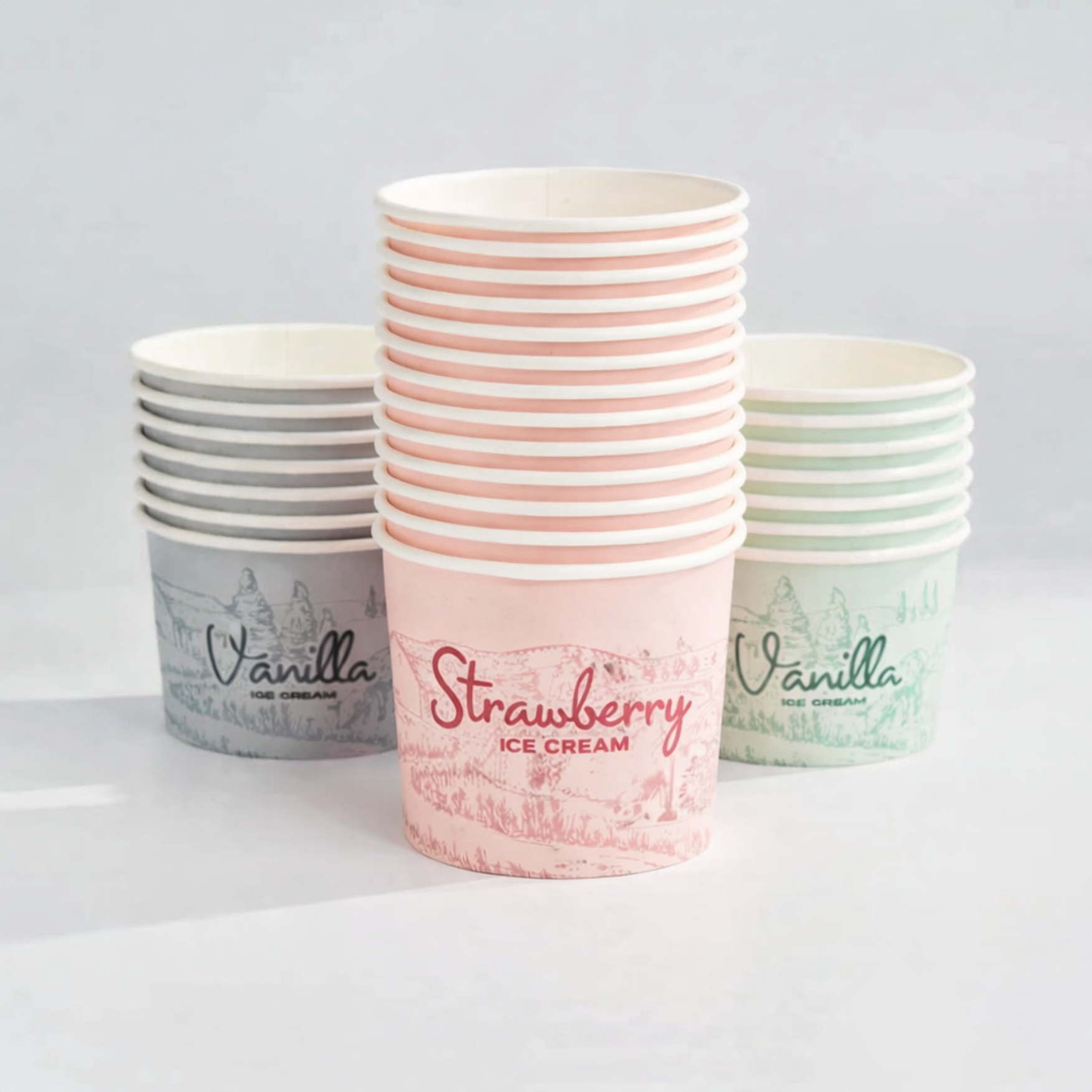 16 OZ ICE CREAM CUP