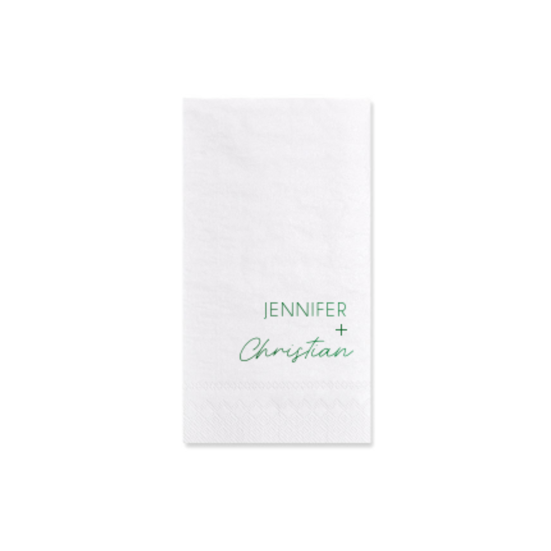 2-Ply 1/8 Fold Paper Napkin Custom Logo