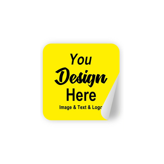 2.5 inches square sticker