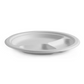 Disposable Round Sugarcane Fiber Plates | 9/10 inches | 3 Compartment | Wholesale in Canada