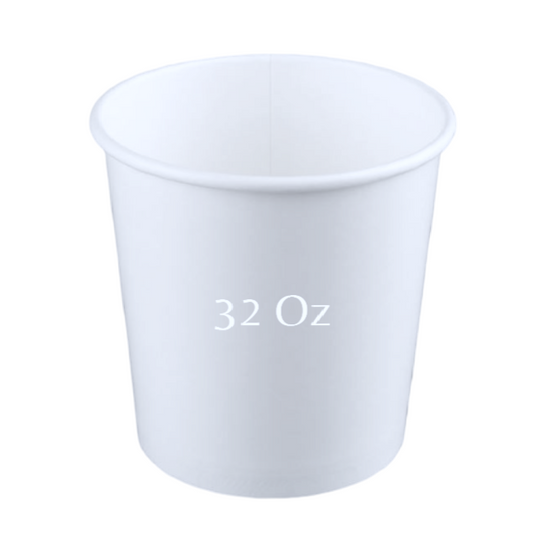 32 Oz Soup Cup White