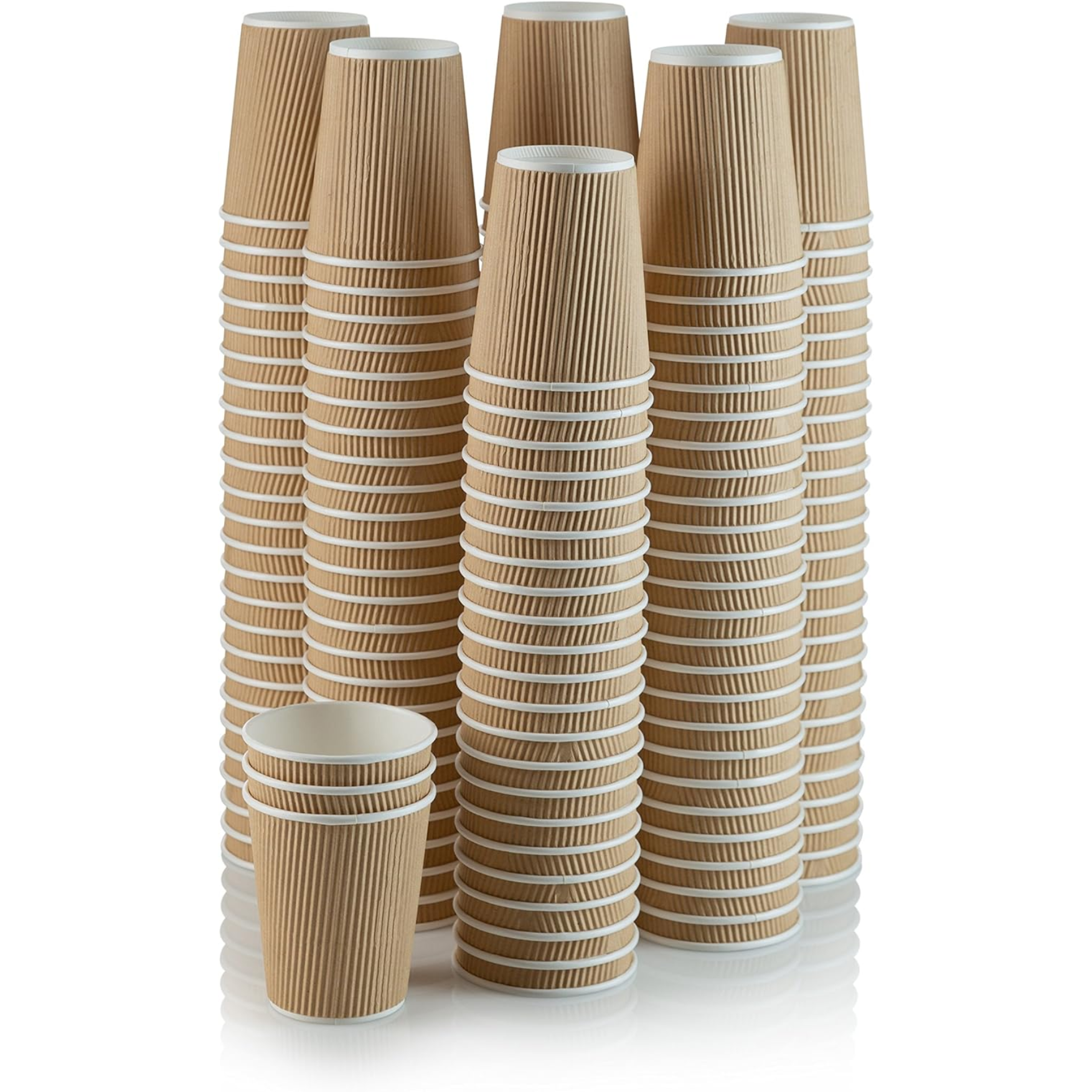 Ripple Wall Kraft Paper Cup Supplier FullSize Bulk in Canada – KimEcopak