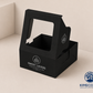 Design Your Own Custom Logo Black Cookie Boxes with Wholesale Pricing