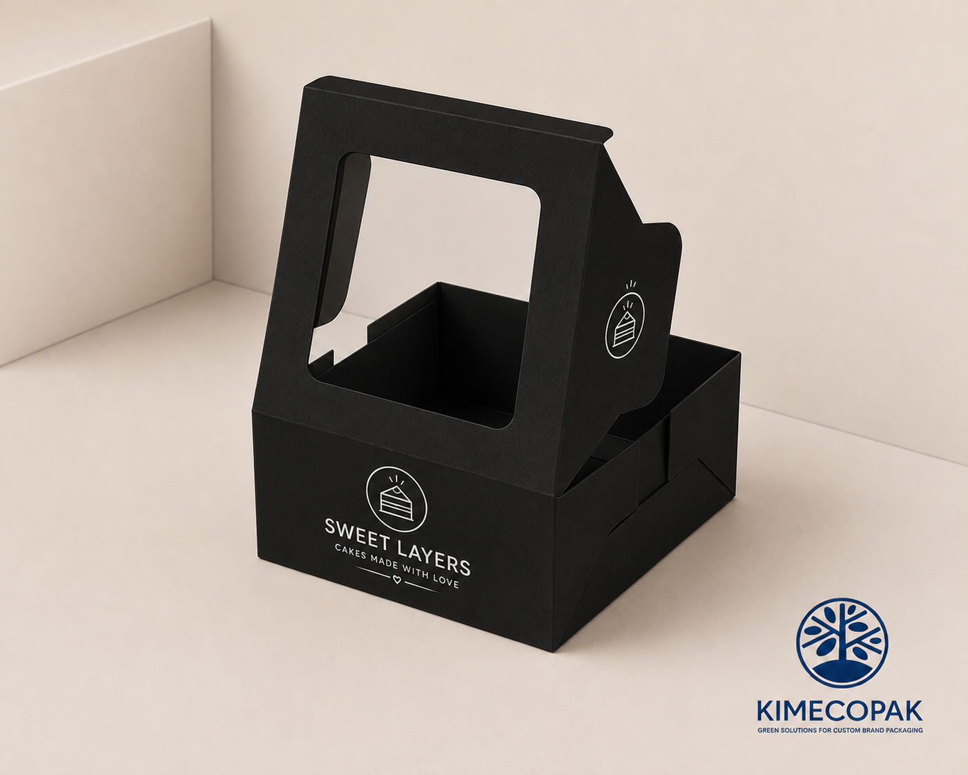 Design Your Own Custom Logo Black Cookie Boxes with Wholesale Pricing