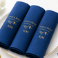 Custom Blue Napkins with Logo | Premium Personalized Paper Napkins