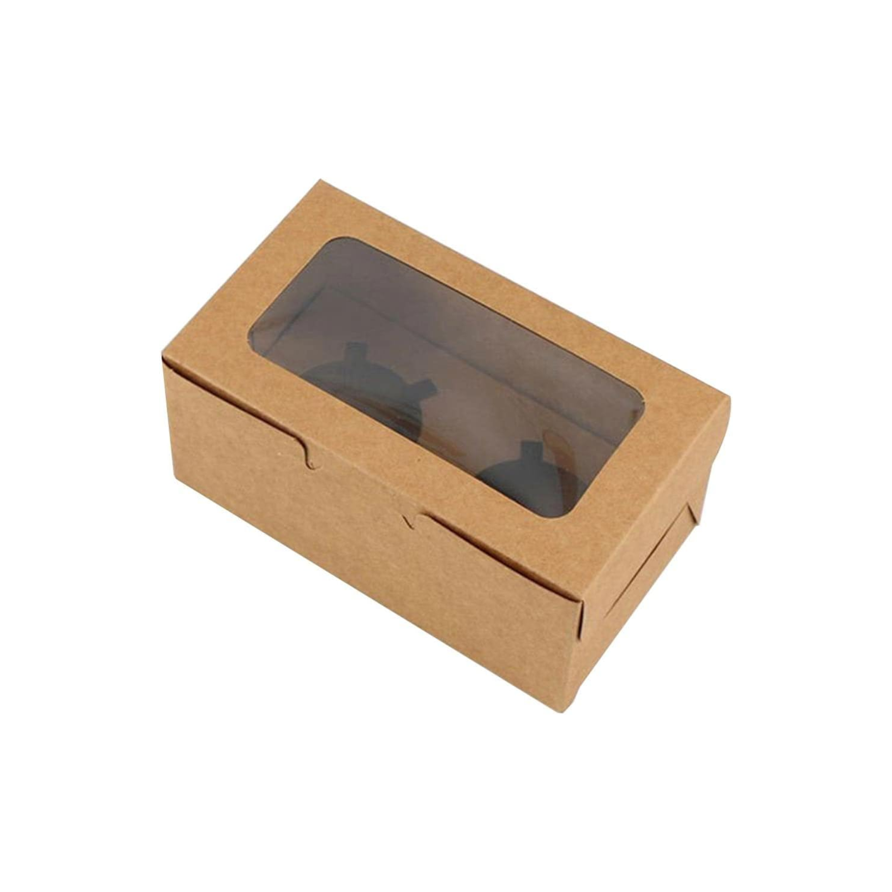 Kraft Cake Paper Box With Insert Full Sizes For Pastries, Donuts