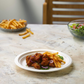 compostable plant fiber 9 round plate