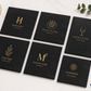 Custom Black Napkins with Logo | Premium Printed Paper Napkins for Restaurants, Weddings &amp; Events