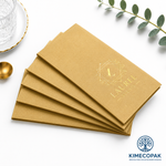 Custom Gold Napkins with Logo | Premium Foil vs Printed Paper Napkins for Events and Businesses
