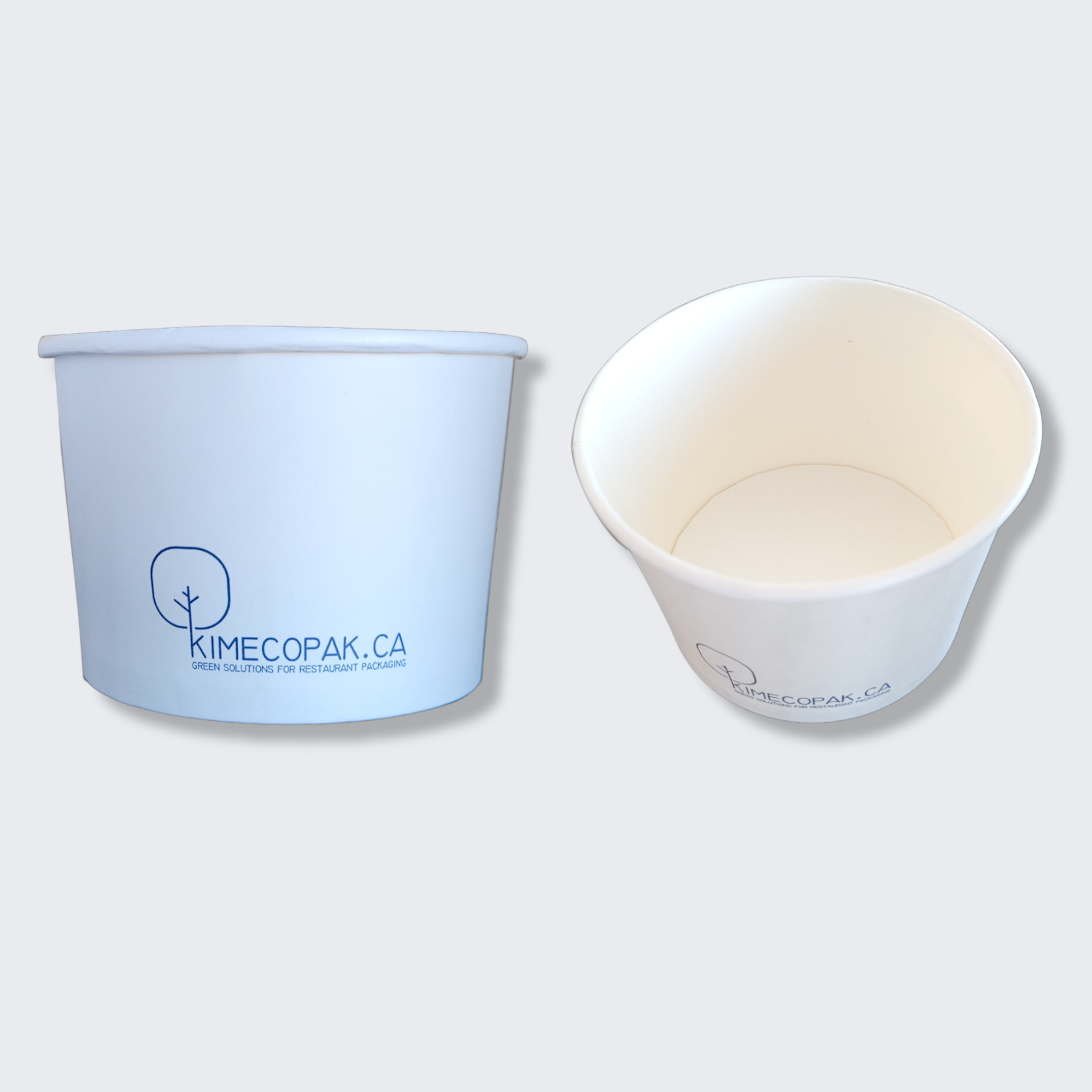 Disposable 16 Oz White Paper Soup Containers
