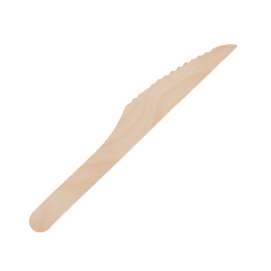 Disposable Wooden Knives 6.3 Inch