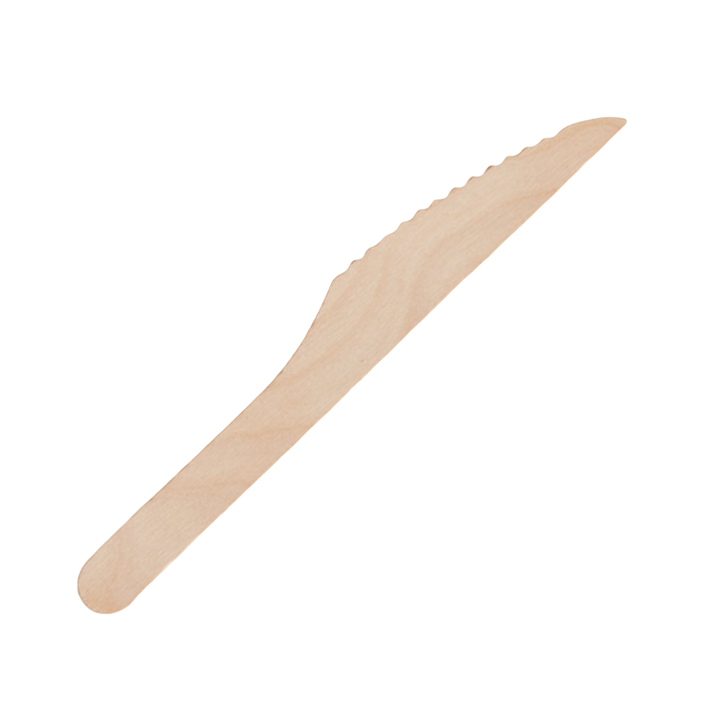 Disposable Wooden Knives 6.3 Inch | For Spreading Butter Or Cutting Soft Foods