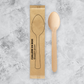 Individually Wrapped Wooden Spoons 6.3 Inch | Eco-Friendly Birchwood Utensils