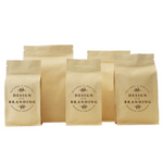Flat Bottom Bags No Valve | 8, 16, 32 Oz | No Window, With Pocket Zipper | Wholesale Canada