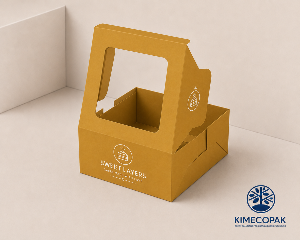 Gold Cookie Boxes Wholesale | Custom Logo Packaging for Premium Bakery Brands
