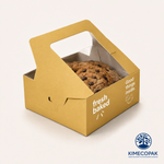 Gold Cookie Boxes Wholesale | Custom Logo Packaging for Premium Bakery Brands
