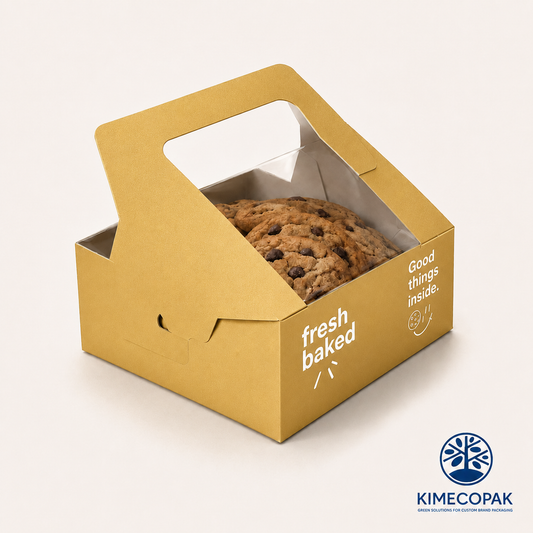 Gold Cookie Boxes Wholesale | Custom Logo Packaging for Premium Bakery Brands