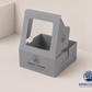 Reliable Wholesale Gray Cookie Boxes for Growing Bakeries