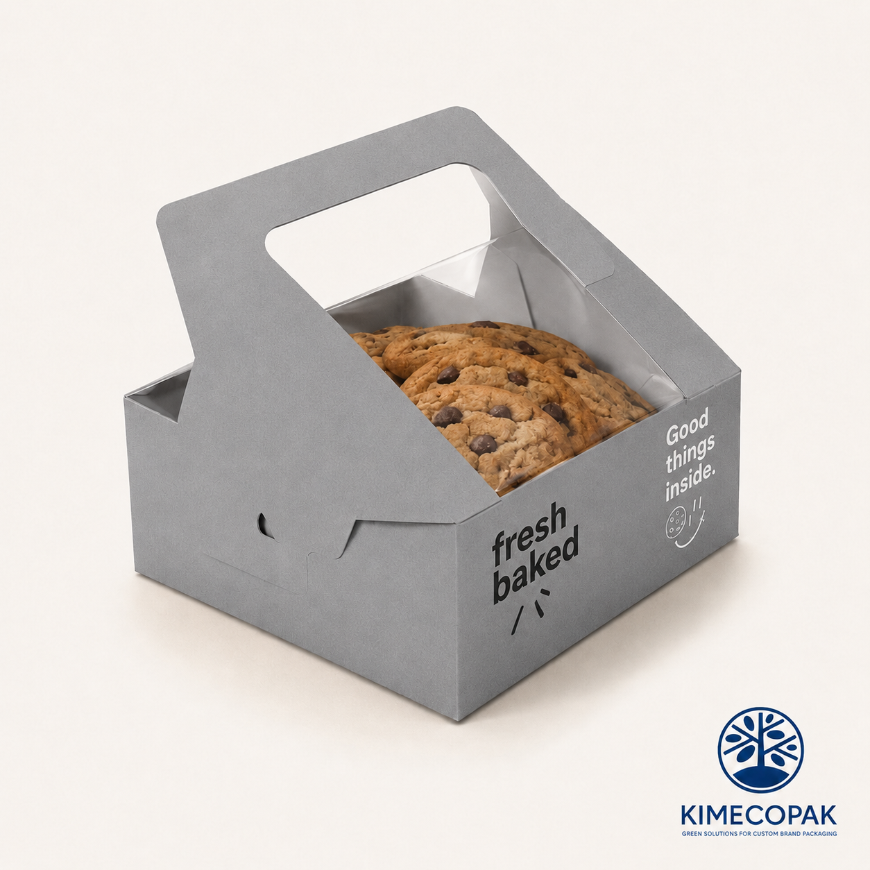 Reliable Wholesale Gray Cookie Boxes for Growing Bakeries