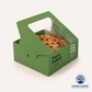 Premium Green Cookie Boxes for Bakeries, Cafés & Holiday Gift Packaging