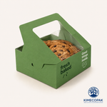 Premium Green Cookie Boxes for Bakeries, Cafés & Holiday Gift Packaging