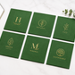 Green Paper Napkins With Logo