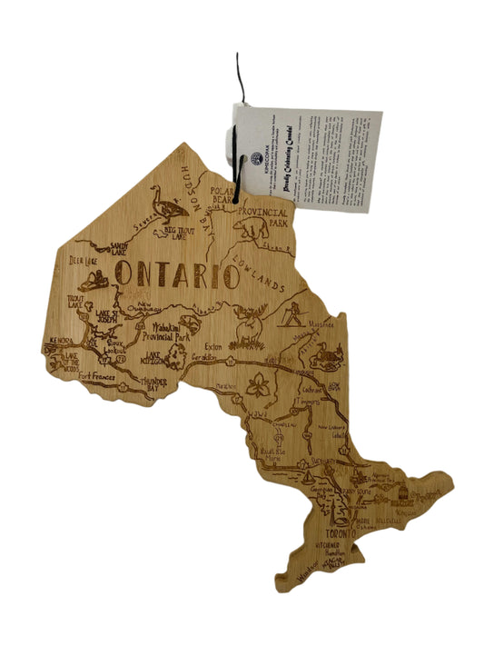 Destination Ontario Shaped Cutting & Serving Board Wholesale