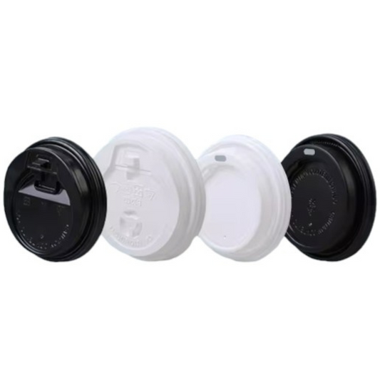 PP Plastic Lid White and Black