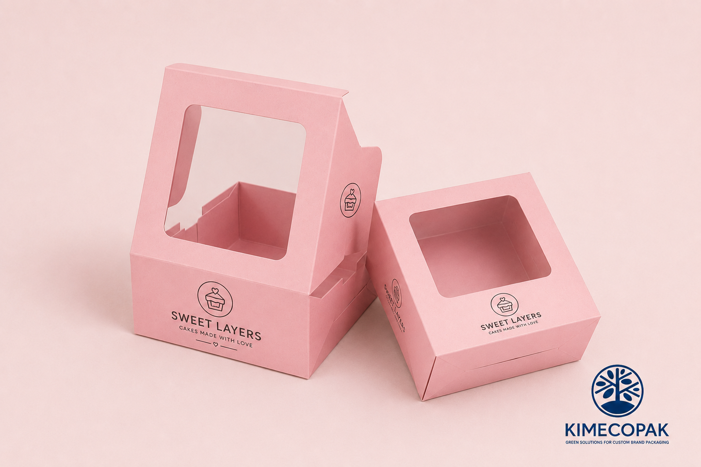 Wholesale Pink Cookie Boxes with Custom Logo – Low MOQ & Fast Production