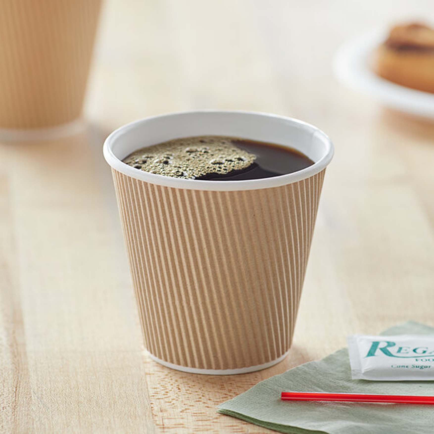 Ripple Insulated Kraft Paper Cups