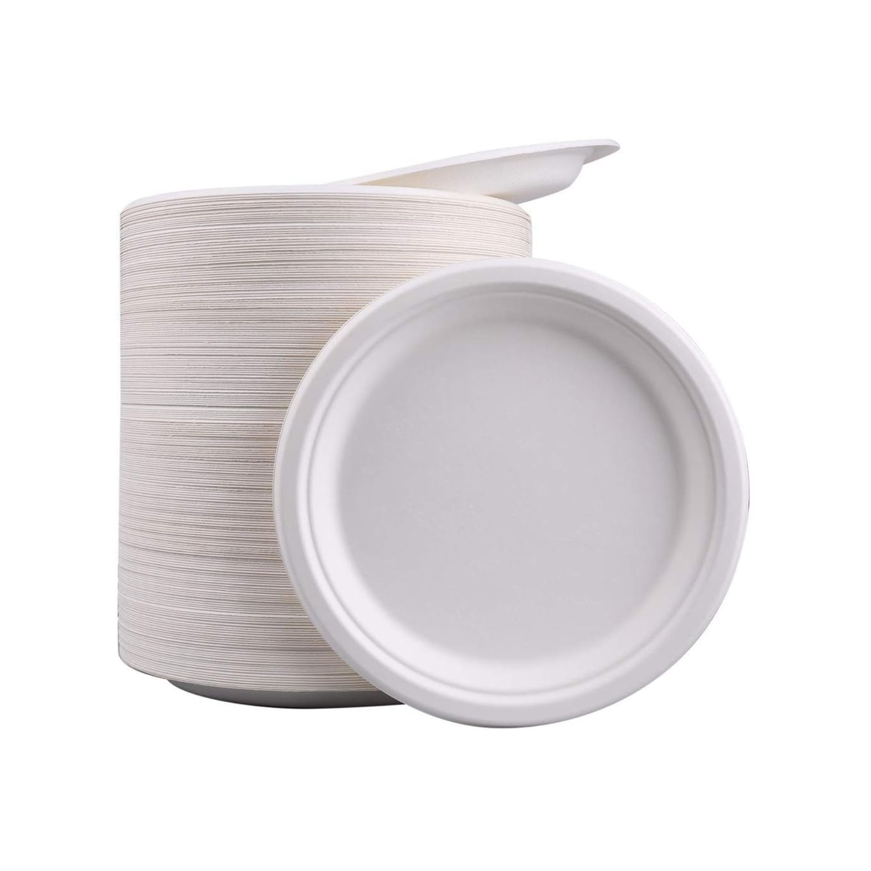 Round Plant Fiber Plates 10 inch
