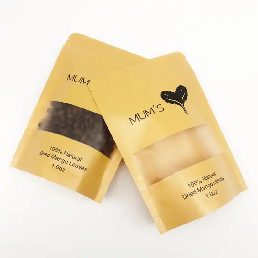 Stand Up Pouches With Window & Zip Lock - Pack & Storage for Food ...